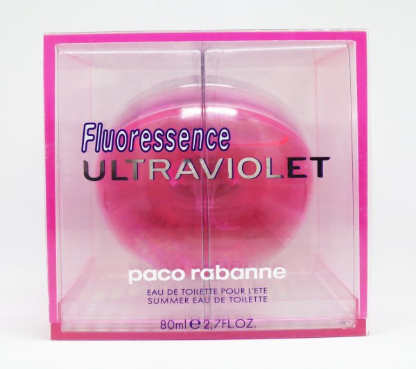 Paco Rabanne- Ultraviolet Fluoressence Eau de Toilette pour L´ete Summer Spray 80 ml- Neu- OvP-