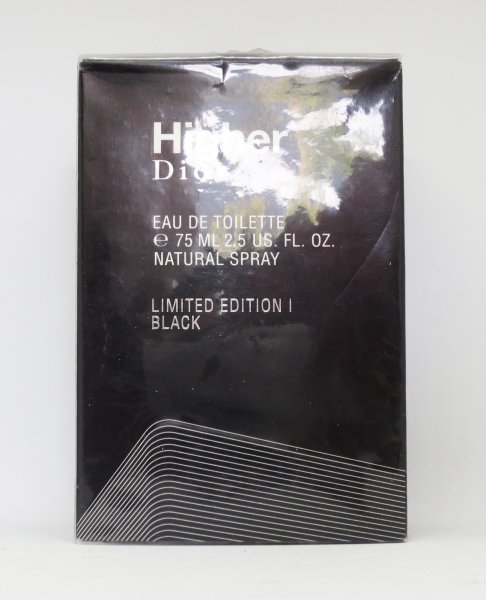 Christian Dior- Higher Eau de Toilette  Édition Limitée 1 Black  SPRAY 75 ml-Neu-OvP
