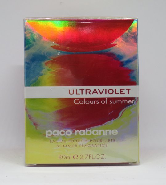 Paco Rabbanne- Ultraviolet Colors of Summer Eau de Toilette Spray 80 ml- Neu- OvP-