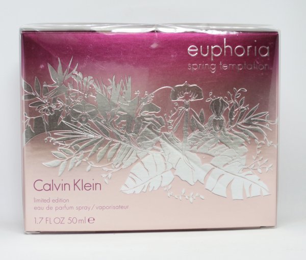 Calvin Klein- Euphoria Spring Temptation Eau de Parfum Spray 50 ml-Neu-OVP-